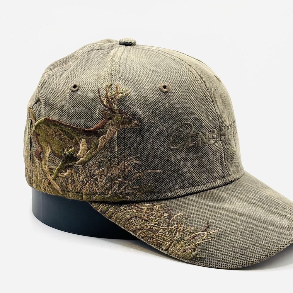 Dri Duck Hat Wildlife Series Green Deer Hunting Strapback Cap Adult Size